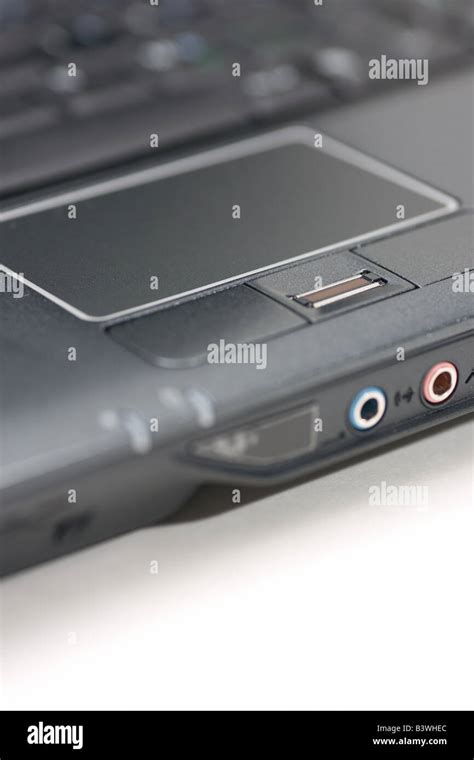 Notebook Touchpad And Fingerprint Reader Stock Photo Alamy