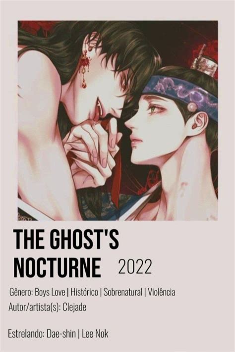 Poster The Ghost s Nocturne em 2024 Mangá romance Mangás em