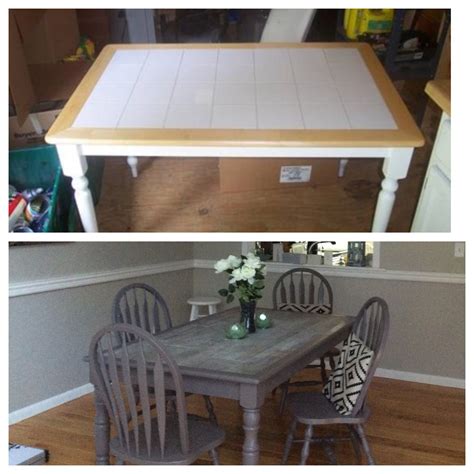 Kitchen Table With Tile Inlay Things In The Kitchen