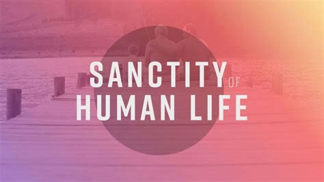 Sanctity Of Human Life Good Shepherd Community Church