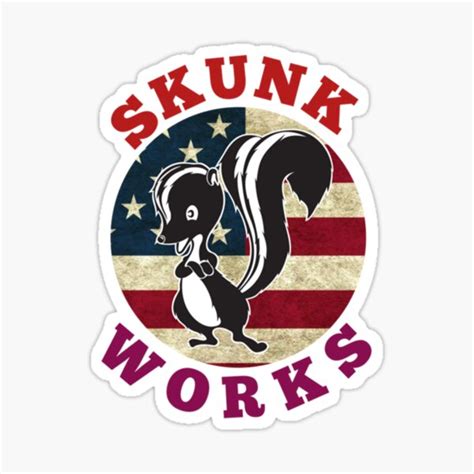 Skunk Works Sticker For Sale By Futureofflightp Redbubble