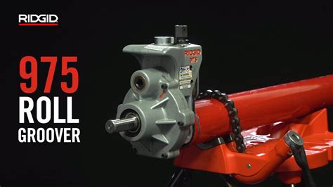 Ridgid 975 Roll Groover Youtube