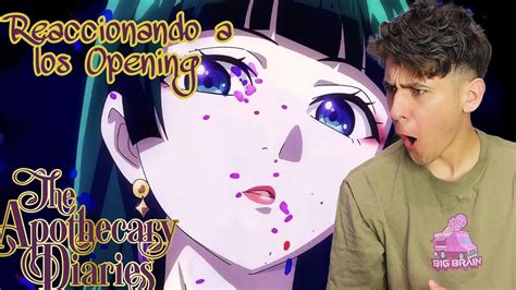 Reaccionando A Los Openings De Kusuriya No Hitorigoto Boticaria Youtube