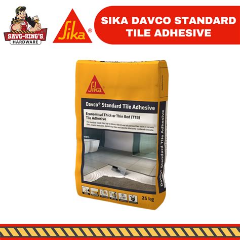 Sika Davco Standard Tile Adhesive Savg King S Hardware Trading