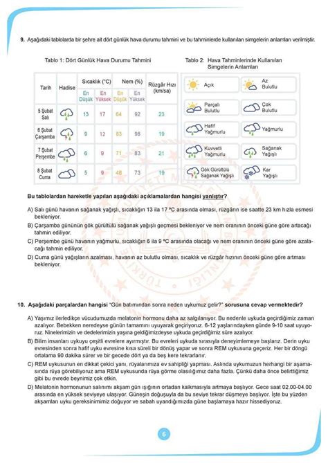 Lgs Şubat Ayı örnek Soruları Yayında İşte Lgs 2020 Sözel Ve Sayısal