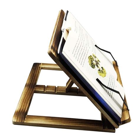 Prettywit Wooden Book Stand Holder Wooden Book Stand Wooden Books