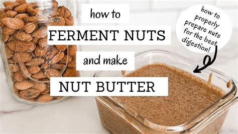 Homemade Nut Butter Recipe How To Ferment Nuts And Seeds Bumblebee Apothecary Youtube