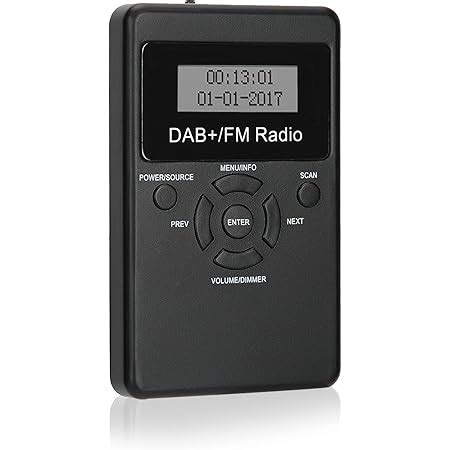 Tin Nik Dab Sd Portable Dab Dab Radio Fm De Poche Num Rique Rds