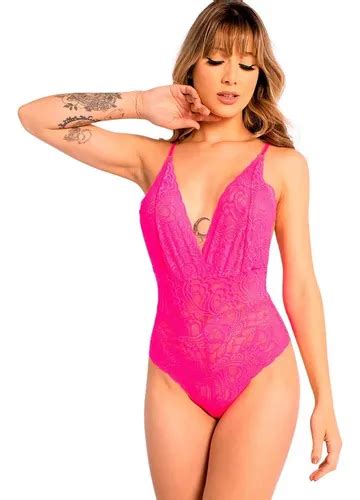 Body Feminino Renda Sensual Decote V Sem Bojo Lingerie Bori Mercadolivre