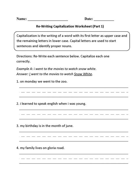 First Grade Paragraph Writing Worksheets Try This Sheet