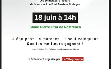 Votre Inscription Pour La Fab Cup Est Valid E Foot Amateur Bretagne