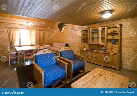 Wooden cabin interior stock photo. Image of luxury, accommodation ...