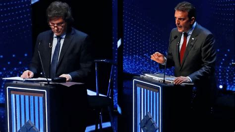 Debate Presidencial Entre Massa Y Milei Horario Y Dónde Verlo Nea Hoy