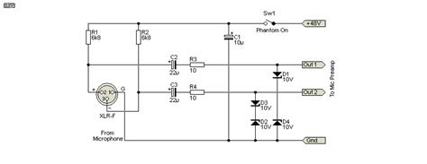 phantom power circuit diagram - Circuit Diagram