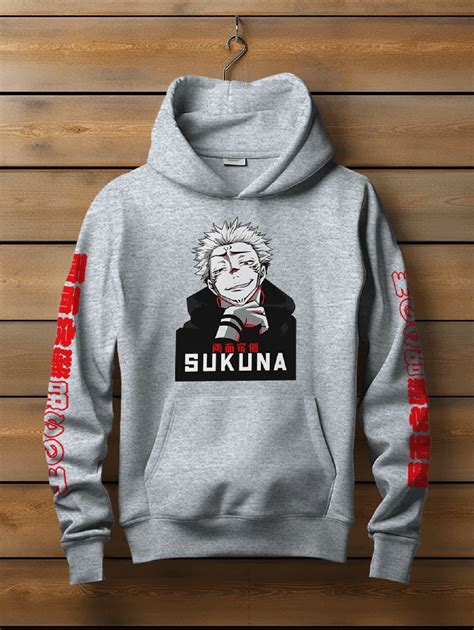 Blusa Moletom Ryomen Sukuna Jujutsu Kaise Anime CANGURU 2364 FLUXOGEEK