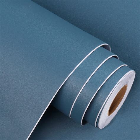 Westick Westick Blue Peel And Stick Wallpaper Self Adhesive Solid Blue Contact Paper Peel And