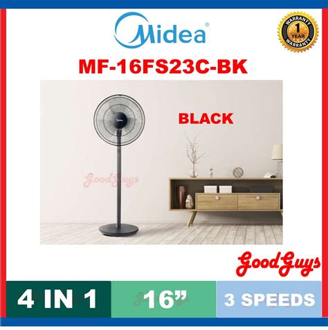 Midea Mf Fs C Bk Stand Fan Mf Fs Cbk Mf Fs C Bk