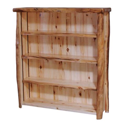 Beartooth Aspen Large Log Bookcases