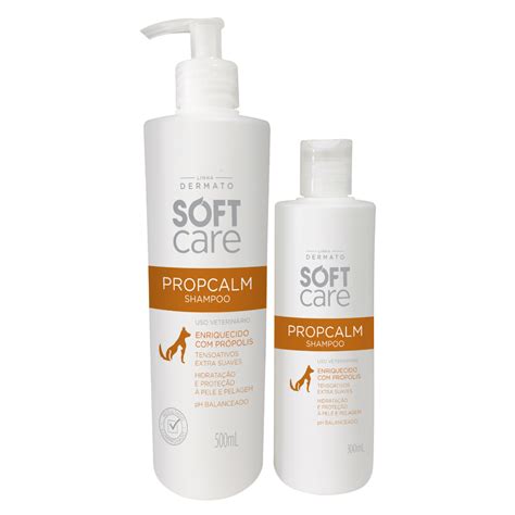 Shampoo Soft Care Propcalm Para Cães E Gatos 300ml Petnautas