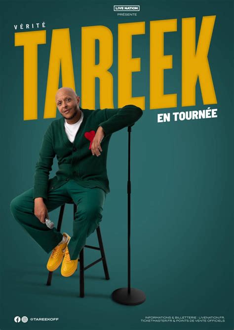 Tareek spectacle 2025 dates de sa tournée et billetterie en ligne