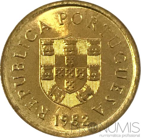 Pronumis Numismática Portugal Escudo 1982 Bela