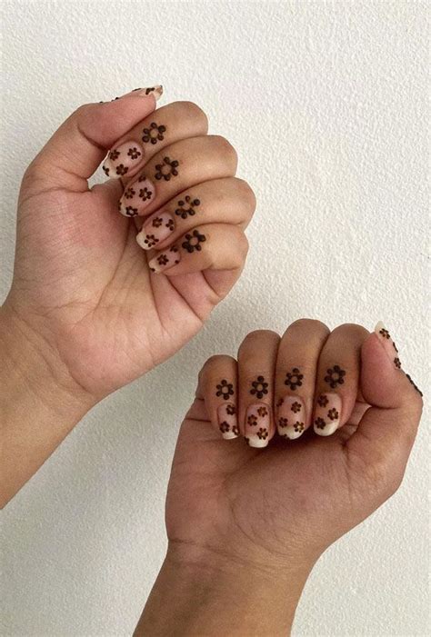 32 Captivating Henna Designs Floral Henna On Nails In 2024 Henna