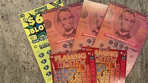 Georgia Lottery Flaming 🔥 Hot 7s Lincolns And 600 Blowout Scratch Off