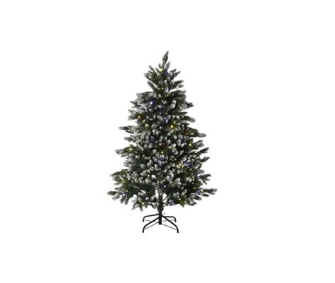 Rbol De Navidad Home Esprit Verde Metal Polietileno Nevado X X