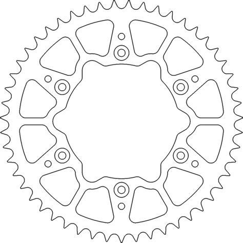 Gas Gas Es Abs Moto Master Rear Sprocket T Orange