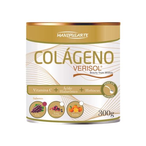 Col Geno Verisol Cido Hialur Nico Vitamina C E Hibiscus Extrato