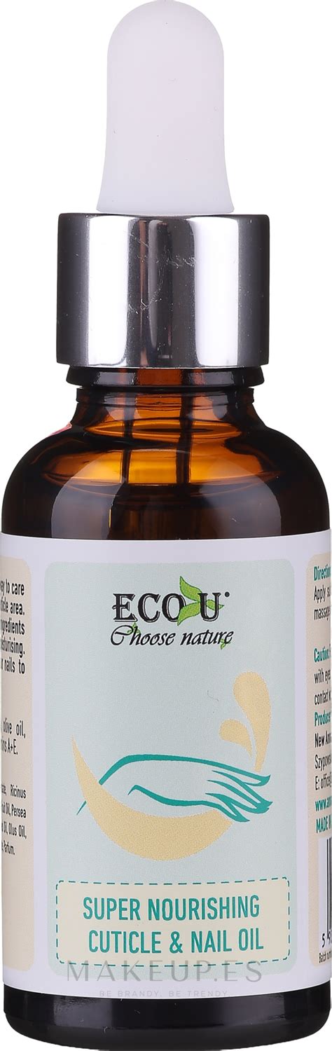 Eco U Super Nourishing Cuticle Nail Oil Aceite Nutritivo Para U As