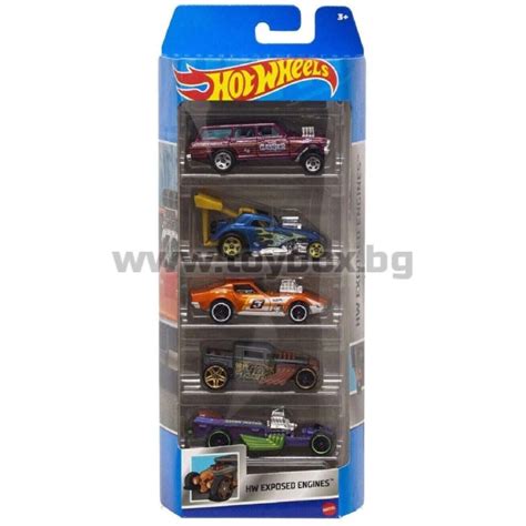 Метални колички Hot Wheels HW Exposed Engines бр
