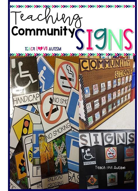 How To Teach Community Signs In The Classroom Special Education