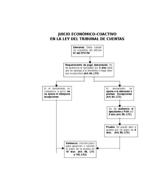 Esquema Juicio DE Cuenta LEY DE Tribunal DE Cuentas JUICIO EN LA LEY