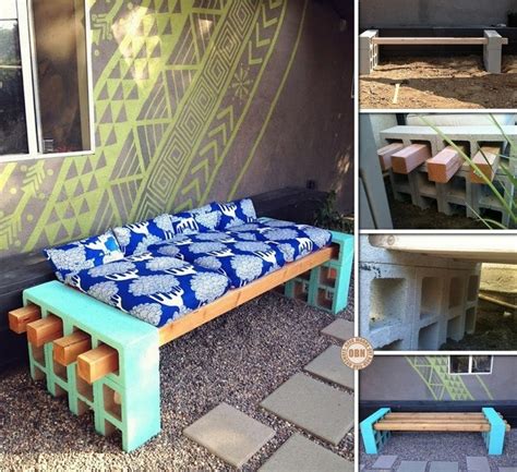 Diy Cinder Block Bench Easy 8 Step Project