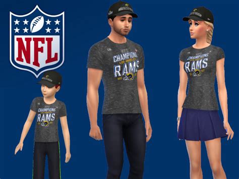 The Sims Resource Nfc Champion Gear La Rams