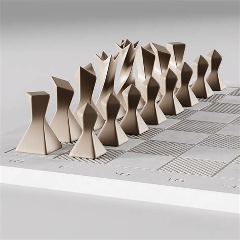 Chess set design. on Behance