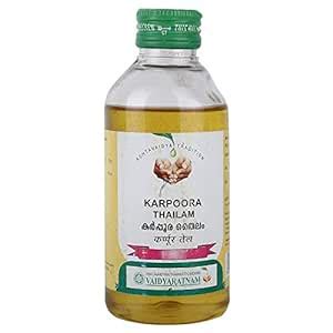 Vaidyaratnam Karpoora Thailam 200 Ml Amazon In Health Personal Care