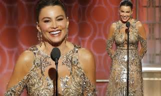 Golden Globes Sees Sofia Vergara Jokingly Say Anal Instead Of