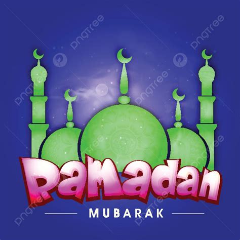 Ramadan Mubarak Greeting Card With Mosque Ramazan Kareem Eid Ul Azha