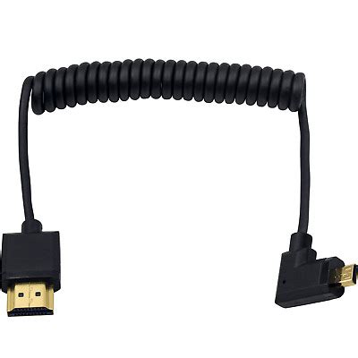 Duttek Micro Hdmi To Standard Hdmi Cable Micro Hdmi To Hdmi Coiled