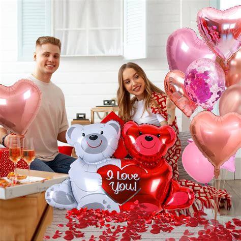 Gyipfipa Juego De Globos Para El Día De San Valentín Con Globos En