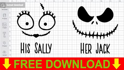 Free Svg Jack And Sally Svg