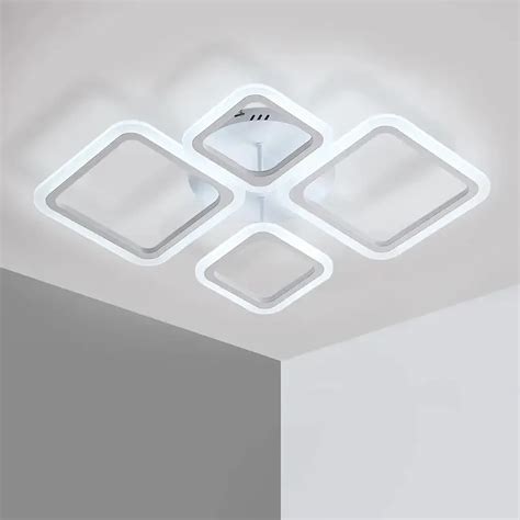 Lustre Led Dom Stico Controle Remoto Luz De Teto Do Quarto Luz De