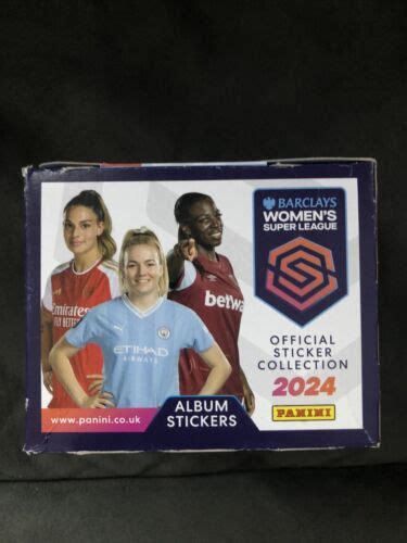 Panini Womens Super League Sticker Box Brand New Sealed Unopened