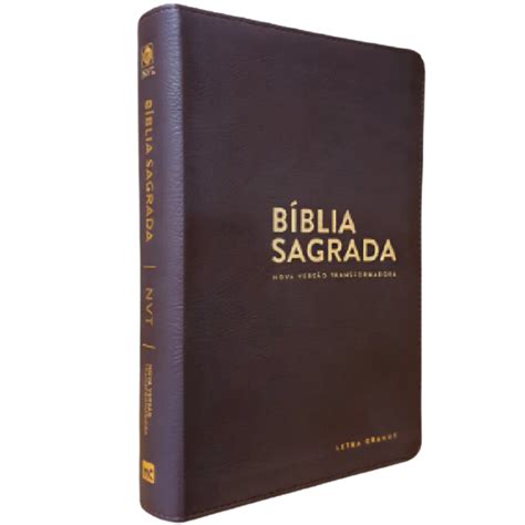 Biblia Nvt L Grande Luxo Marrom Betel Center Gospel