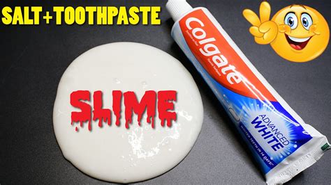 Testing Colgate Toothpaste And Salt Slime How To Make Colgate