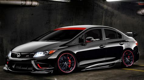 Honda Civic Black Wallpapers - Top Free Honda Civic Black Backgrounds - WallpaperAccess