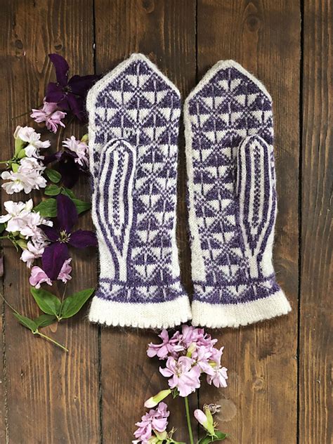 Knit A Pair Of Prince Inspired Mittens Designed By Lotta Lundin