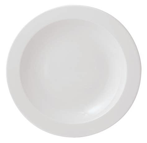 E Assiette Creuse Rond Blanc Porcelaine Cm Venus